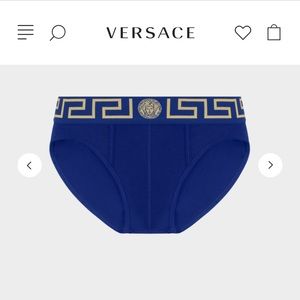 BRAND NEW! Versace Men’s Blue And Gold Underwear!